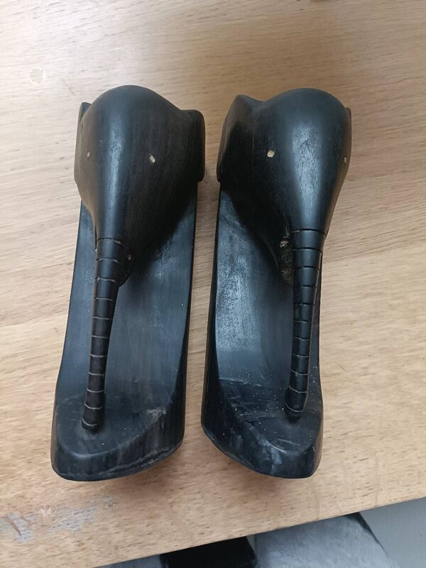 Paire de serre-livres éléphant