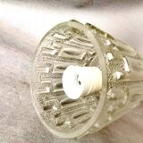 Lampe suspendue minimaliste en verre simple URSS années 1970
