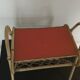 Rattan magazine door and red top