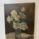 Huile sur toile bouquet de fleurs XXe siècle