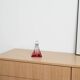 Triangular glass carafe, 1970s, manufactured in Czechoslovakia