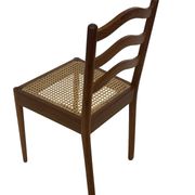 Vintage Teak Chair with Webbing - 1970s Design