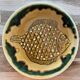 Ensemble de 12 assiettes de la série "Poisson" de Longchamp