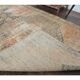 Turkish Orange Oushak Vintage Runner Orange 95x318