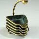 Stackable design ashtrays made of bronze and brass - Vintage