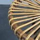 Midcentury Dutch rattan bamboo bar stools by Rohe Noordwolde, 1950s
