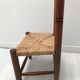 Vintage mulched wooden chair for 70s children