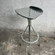 Industrial aluminium bar stools – set of 6
