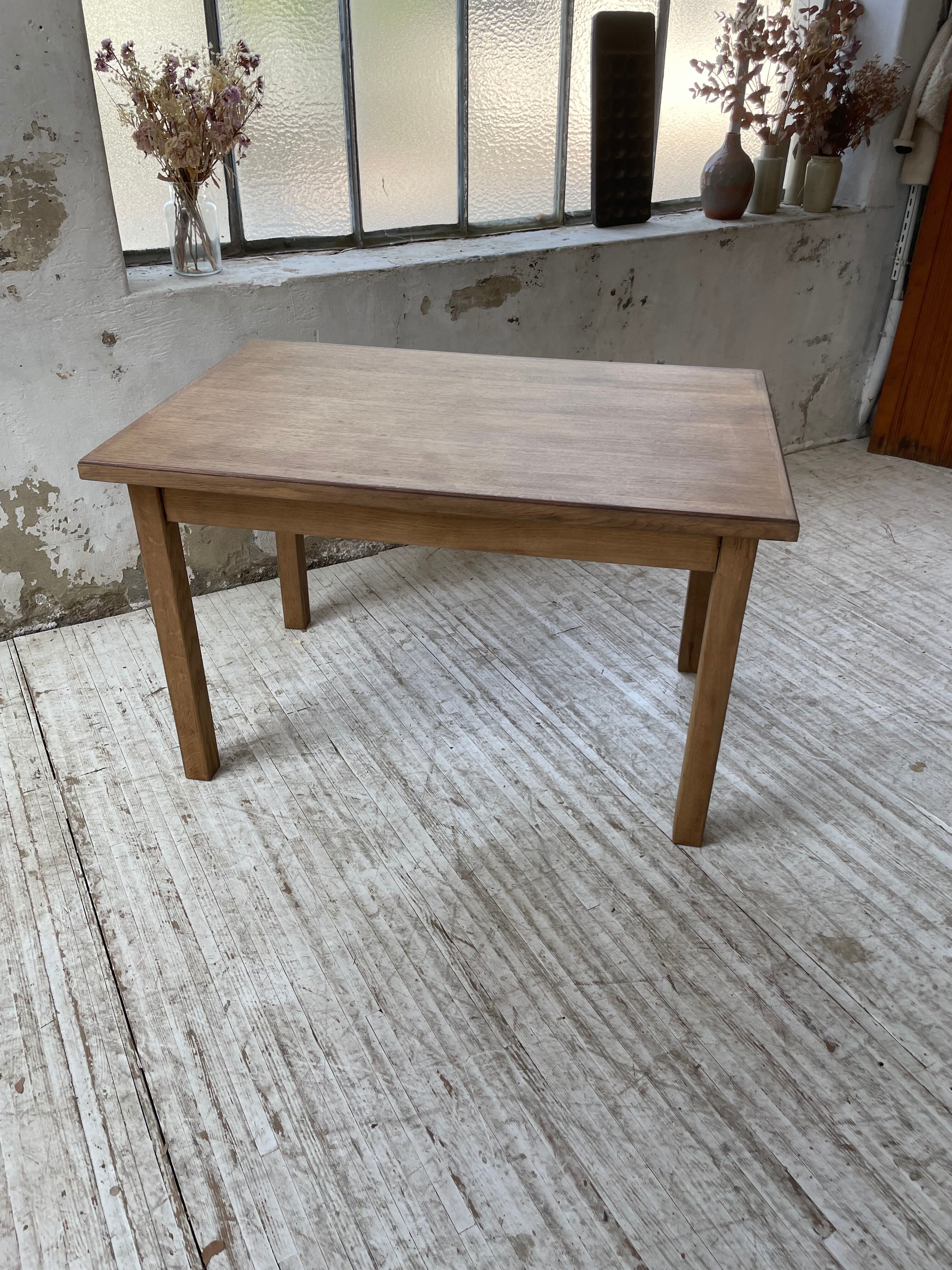 Oak farmhouse table