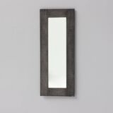 Cast Aluminum Mirror by Lorenzo Burchiellaro, Italy, 1970s