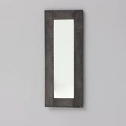 Cast Aluminum Mirror by Lorenzo Burchiellaro, Italy, 1970s