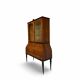 Secretary credenza in marquetry in the Italian Louis XV style from the mid-century, 1960.