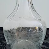 Set of 6 crystal glasses and a carafe
