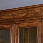 Mahogany Glass Bookcase, Restoration Period – Part 1 of the 19th Century