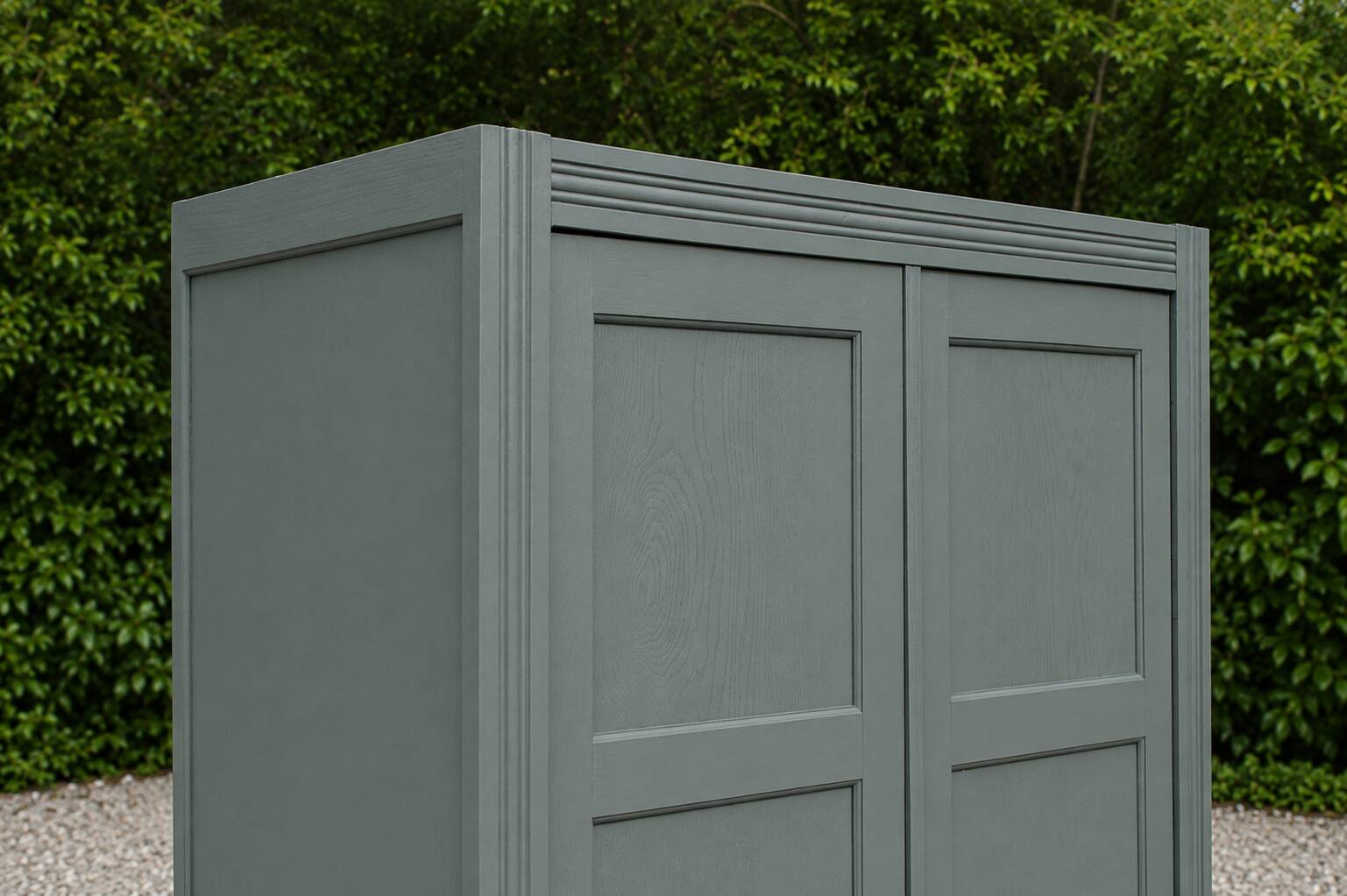 Renovated parisian wardrobe – kaki 4murs – antique wardrobe – country style