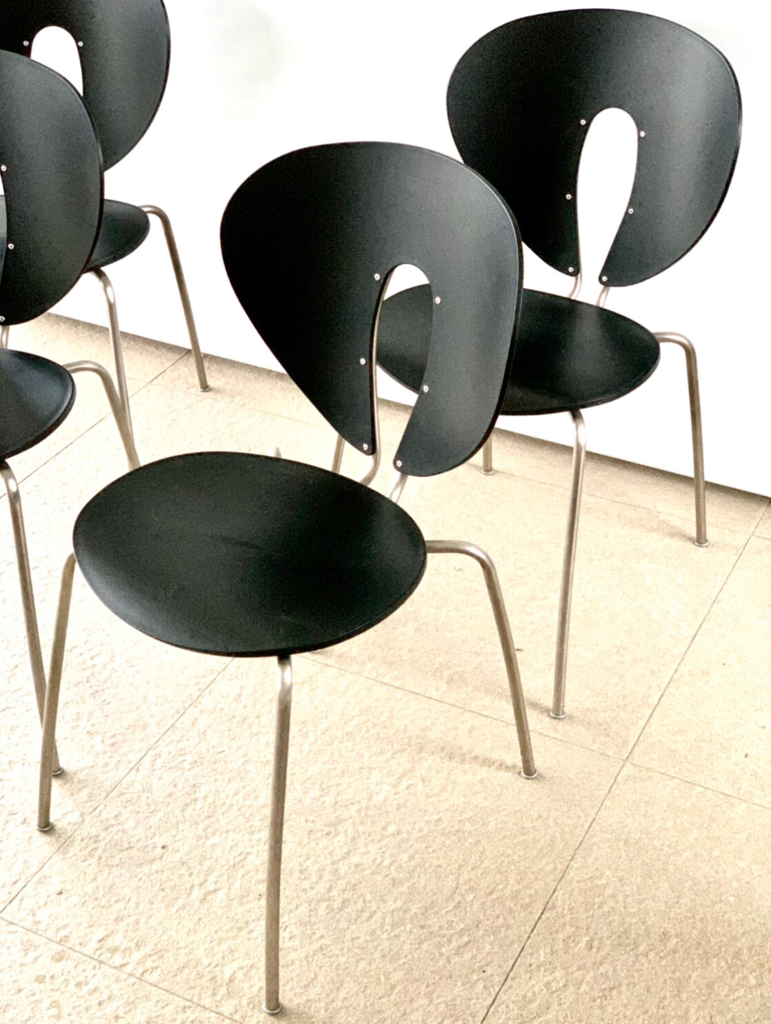 Set of 4 Globus chairs