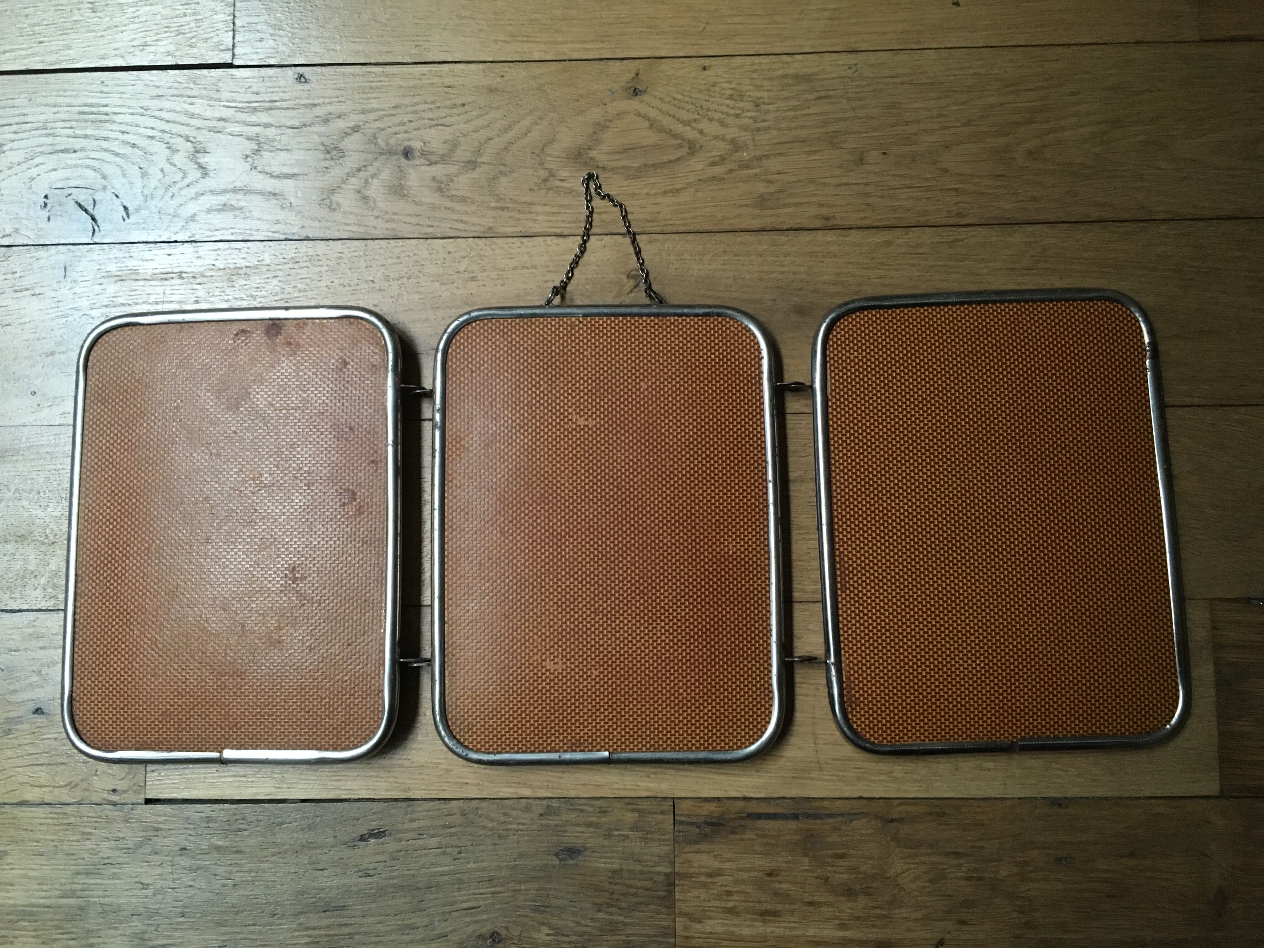 Barber triptych 21x49cm mirror