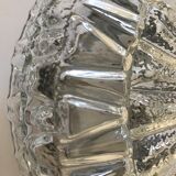 Moulded glass ceiling light circa 1960