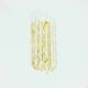 Mid Century Scandinavian Glass & Brass Wall Light by C. Fagerlund, 1960s