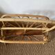 Bamboo magazine rack.