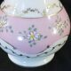 Vase pansu en opaline décor de fleurs emaillées NAPOLEON 3