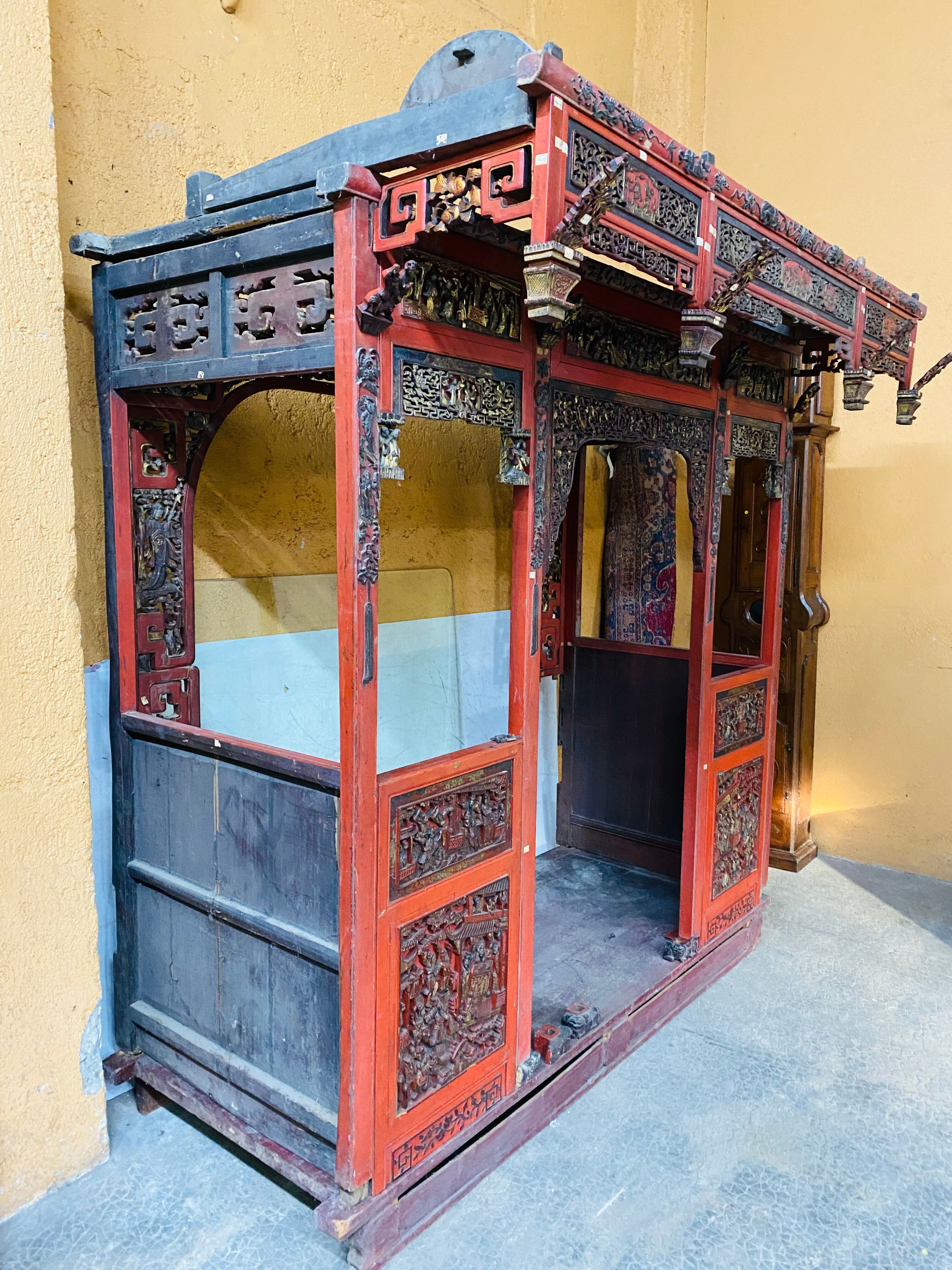 Lit chinois 19 éme siècle