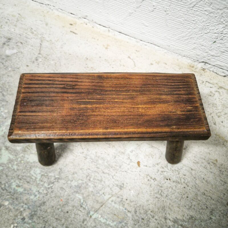 Wooden footrest