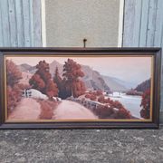 Large landscape painting