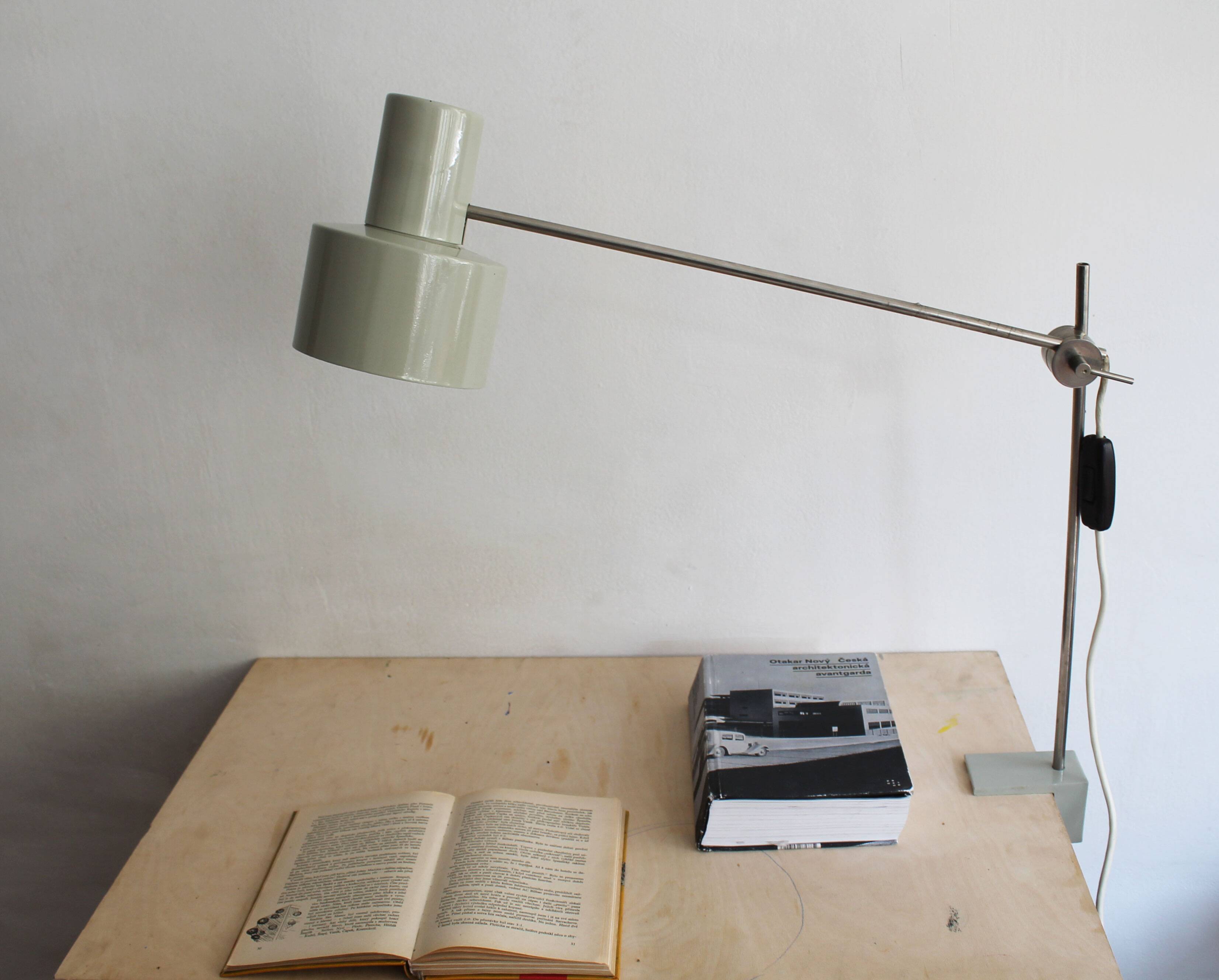 1960s Desk / Wall Lamp by Jan Suchan