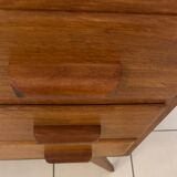 Commode vintage pied compas