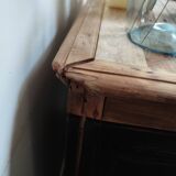 Buffet Noir et Bois Ancien