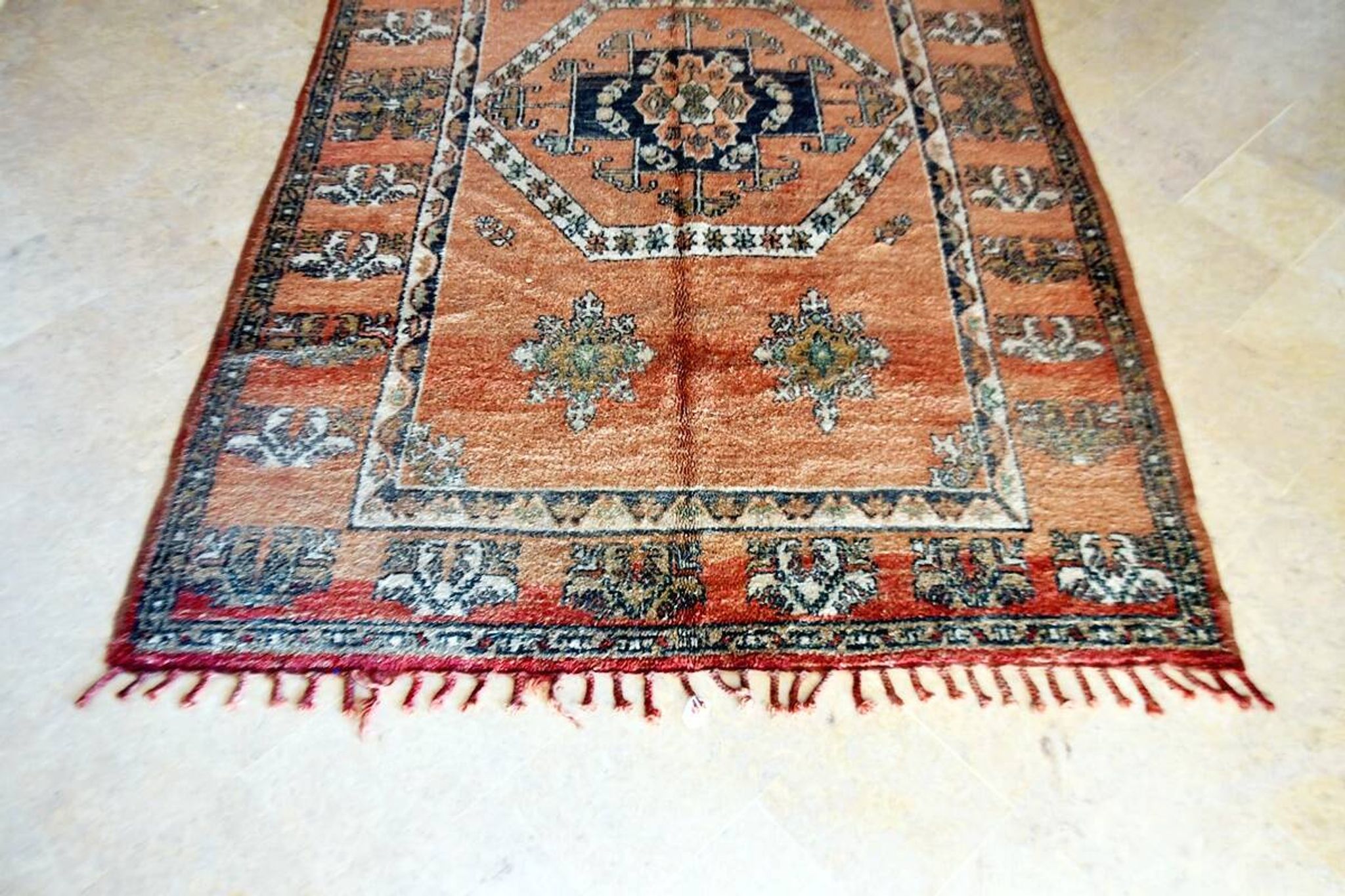 Tapis berbère marocain vintage 317 x 207 cm