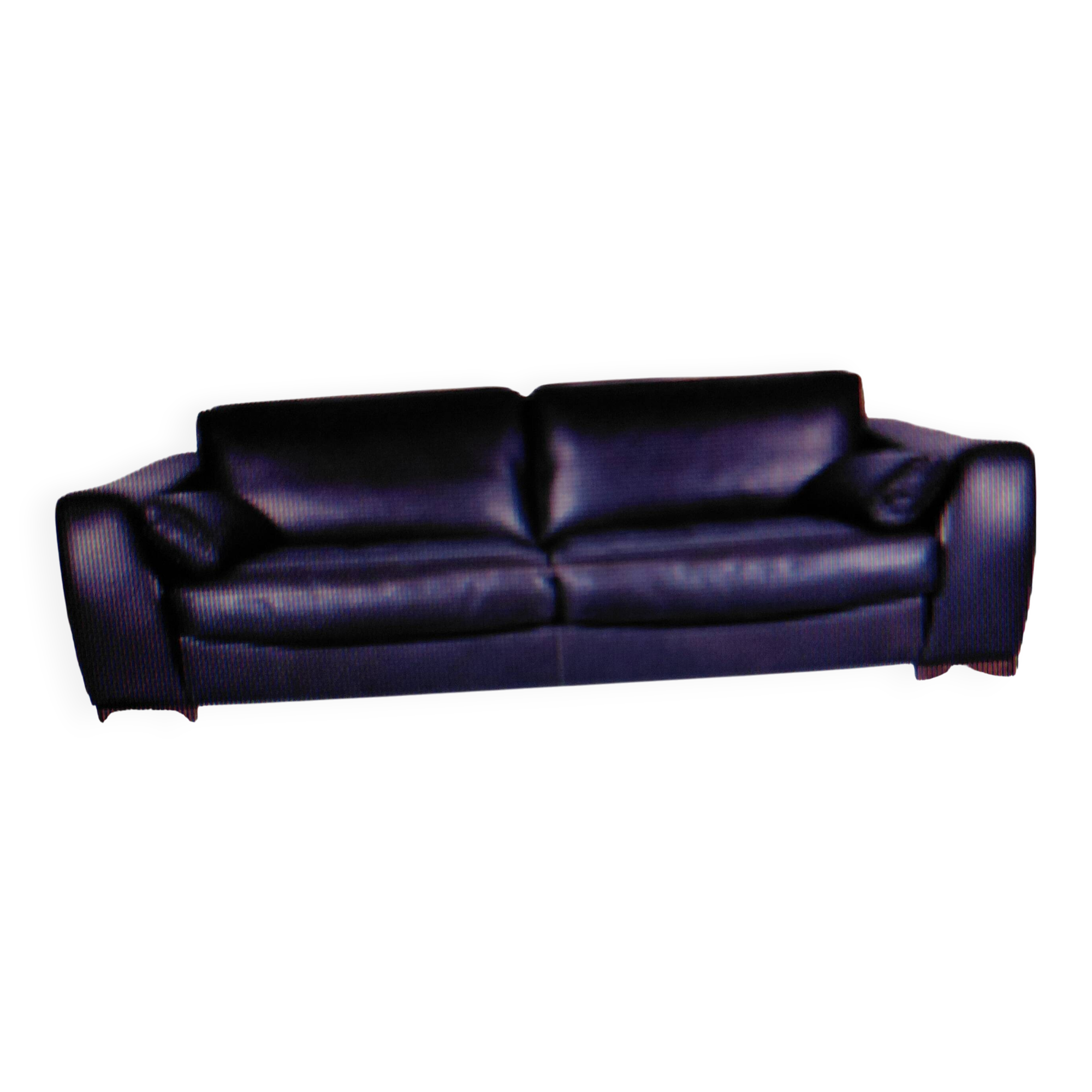 Incanto Sofa Brown Model Three-Seater Sofa with Cushions
