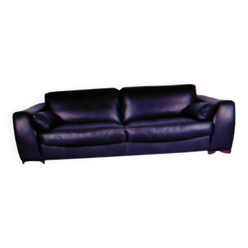 Incanto Sofa Brown Model Three-Seater Sofa with Cushions