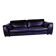 Incanto Sofa Brown Model Three-Seater Sofa with Cushions