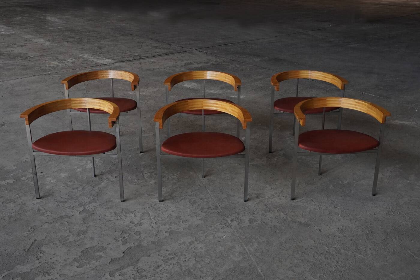 Set of 6 “PK11” chairs by Poul Kjaerholm for E. Kold Christensen, Denmark 1950s