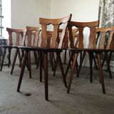 Set de 12 chaises bistrot