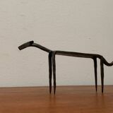 Mid-century wrought iron animal sculpture