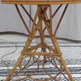 70s rattan lamppost