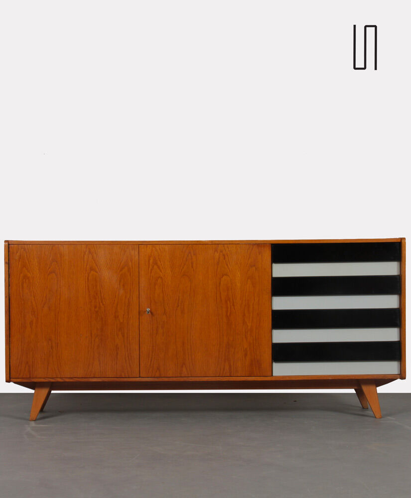 Oak enfilade by Jiri Jiroutek, model U-460, 1960