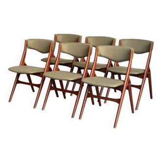 Set of 6 Aska dining chairs by Louis Van Teeffelen
