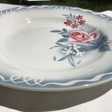 Flat Digoin model Olga gray and pink diameter 30cm