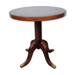 Table d'appoint en bois - laiton