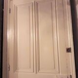 Haussmannian door 83x220.5cm with an old glazed transom frame.