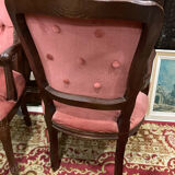 Deux fauteuil cabriolet style Louis XV