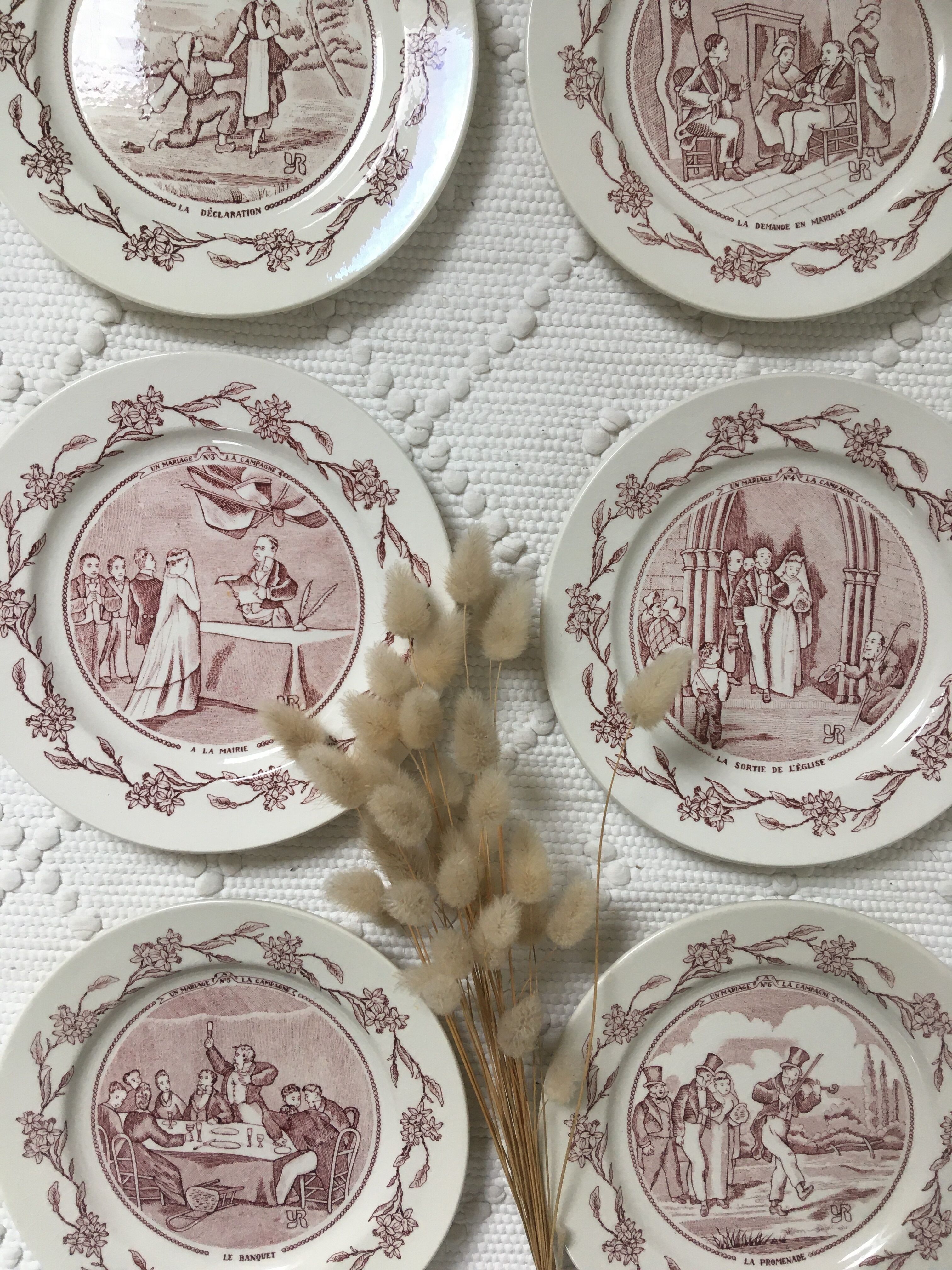 Talking plates "wedding"