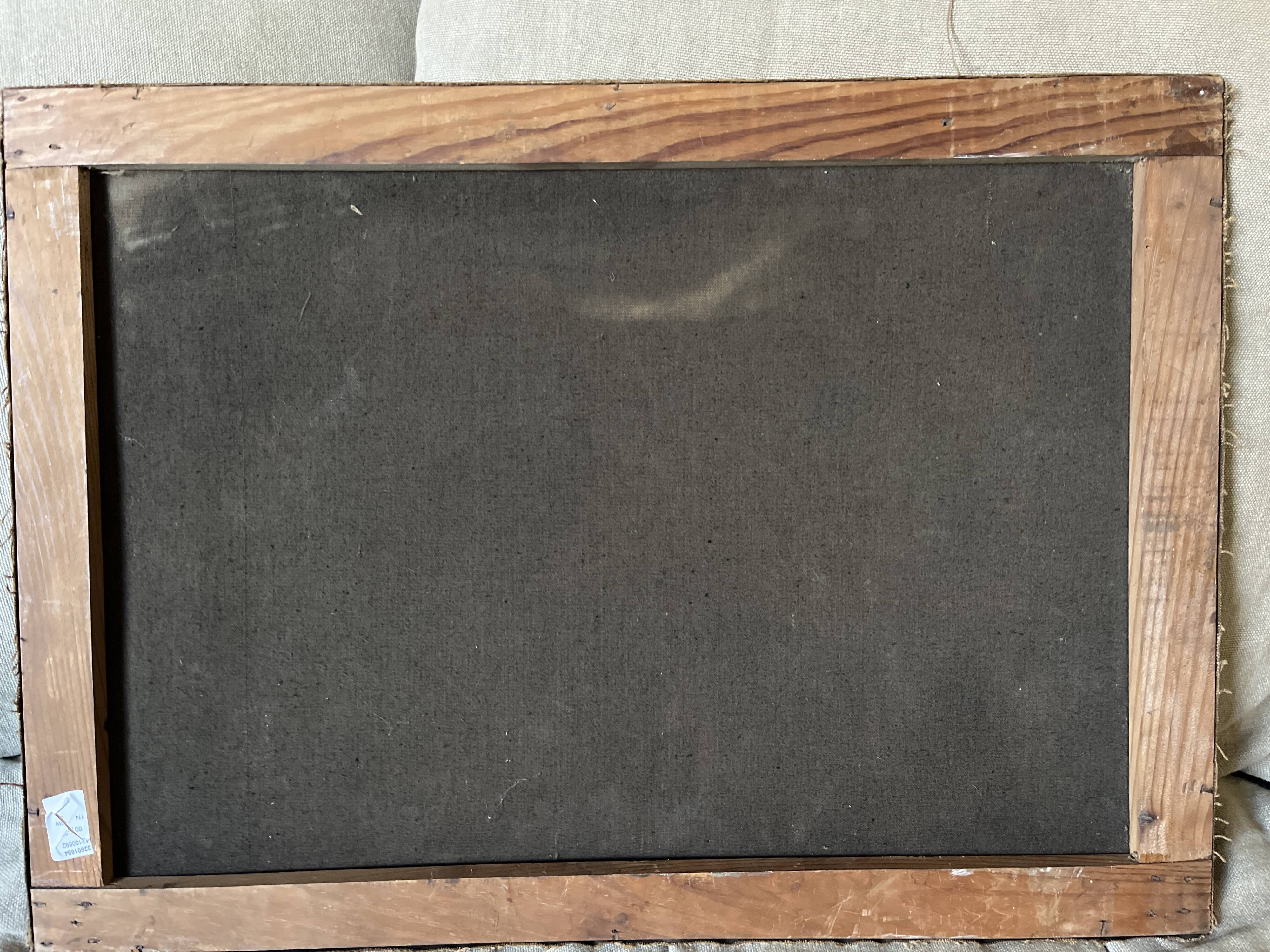 Old marine painting signed