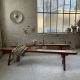 Pair of bench early 1900 oak