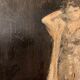 Oil on canvas signed female portrait the belle époque