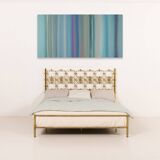 Italian brass bed by Ciansky, Shelba and Luciano Frigerio for Frigerio di Desio, 1960s.